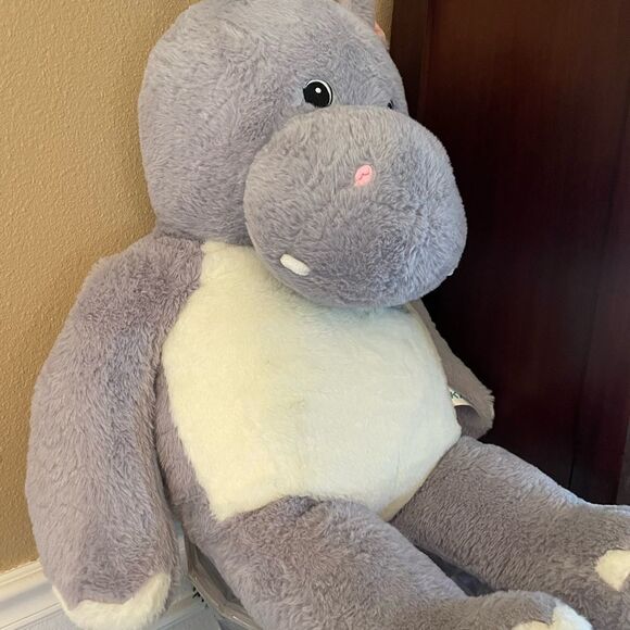 IKASA Giant Hippo Plush 30 inches - Picture 9 of 14